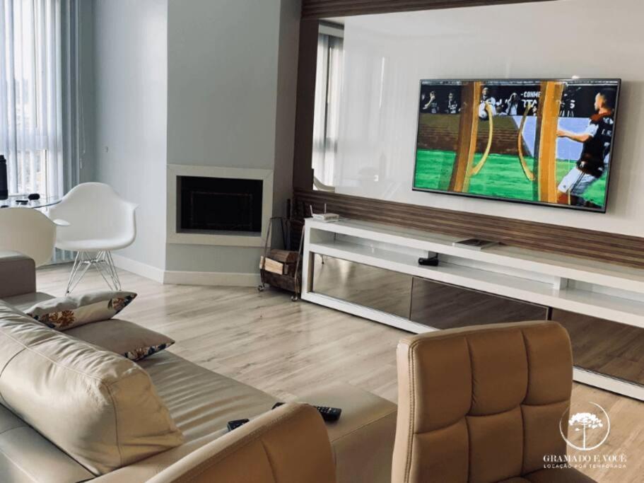 Apartamento Novo No Centro De Gramado Luaran gambar